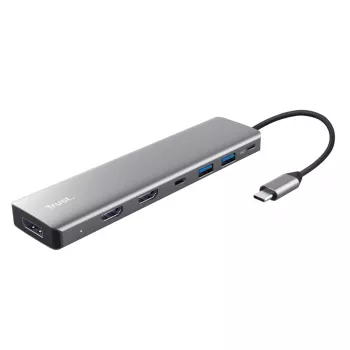 Trust 25661 interface-hub USB Type-C aluminium
