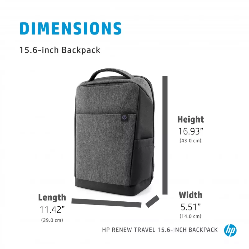 HP Renew Travel 15,6 inch rugzak, rugzak, 650 g