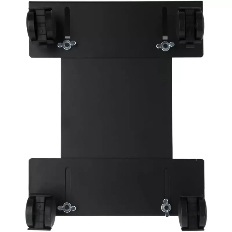 Techly ICA-CS 34 cpu-/pc-houder met wielen, verstelbaar, metaal, zwart