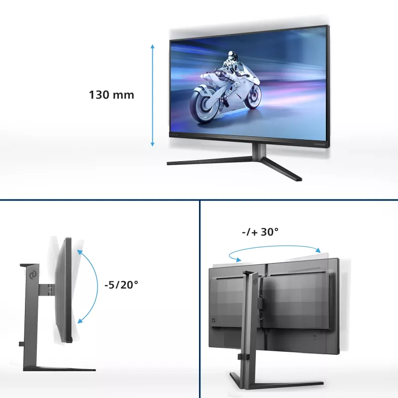 Philips Evnia 32M2N6800M/00 computermonitor 80 cm (31,5 inch) 3840 x 2160 pixel 4K Ultra HD LCD grijs