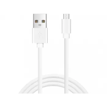 Sandberg MicroUSB Sync/Charge 1m SAVER, 1 m, Micro-USB A, USB A, wit
