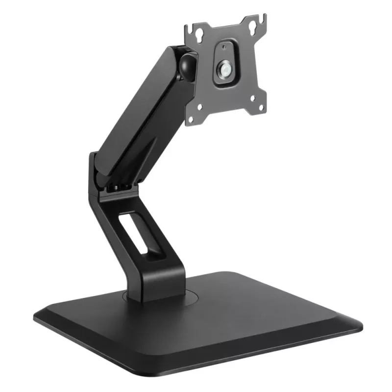 Techly ICA-LCD 35TS bureausteun voor touchscreenmonitor, 17-32 inch, tot 10 kg, VESA 75x75/100x100, gasveer, zwart