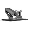 Techly ICA-LCD 35TS bureausteun voor touchscreenmonitor, 17-32 inch, tot 10 kg, VESA 75x75/100x100, gasveer, zwart