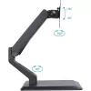 Techly ICA-LCD 35TS bureausteun voor touchscreenmonitor, 17-32 inch, tot 10 kg, VESA 75x75/100x100, gasveer, zwart