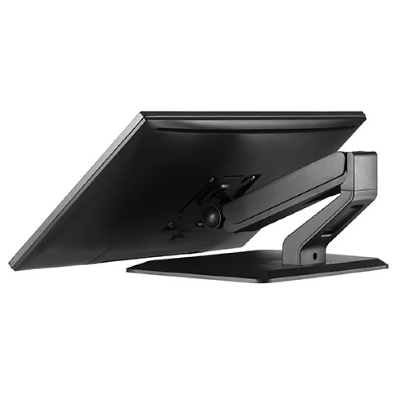 Techly ICA-LCD 35TS bureausteun voor touchscreenmonitor, 17-32 inch, tot 10 kg, VESA 75x75/100x100, gasveer, zwart