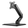 Techly ICA-LCD 35TS bureausteun voor touchscreenmonitor, 17-32 inch, tot 10 kg, VESA 75x75/100x100, gasveer, zwart