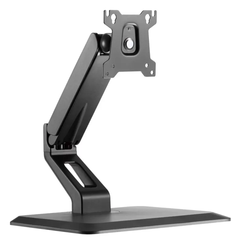 Techly ICA-LCD 35TS bureausteun voor touchscreenmonitor, 17-32 inch, tot 10 kg, VESA 75x75/100x100, gasveer, zwart