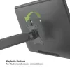 Techly ICA-LCD 35TS bureausteun voor touchscreenmonitor, 17-32 inch, tot 10 kg, VESA 75x75/100x100, gasveer, zwart