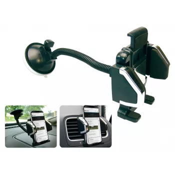 Sandberg In Car universele mobiele houder, mobiele telefoon/smartphone, passieve houder, auto, zwart
