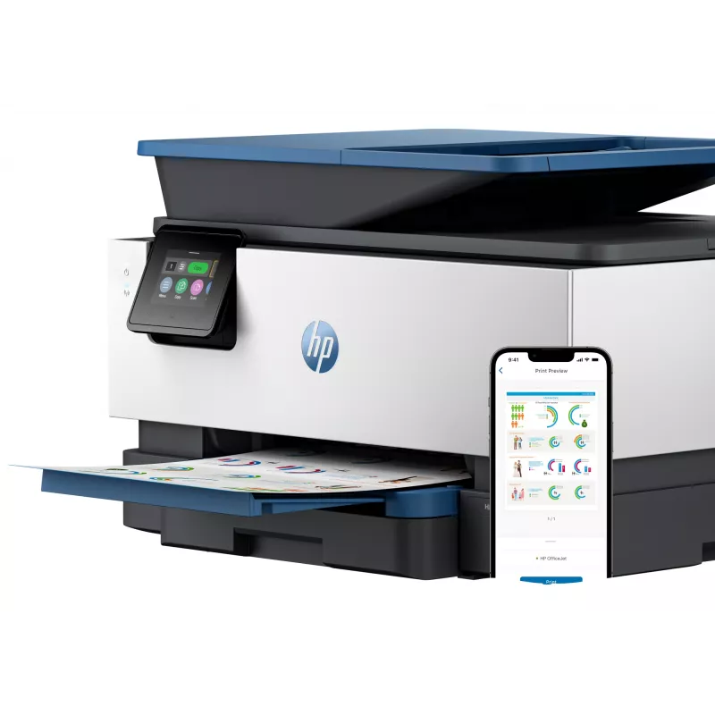 HP OfficeJet Pro 9125e draadloze all-in-one kleurenprinter, Instant Ink; dubbelzijdig printen