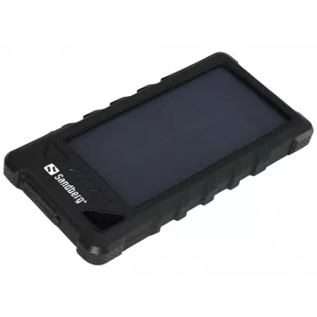 Sandberg Outdoor Solar Powerbank 16000, 16000 mAh, lithium-ion (Li-Ion), zwart