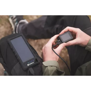 Sandberg Outdoor Solar Powerbank 16000, 16000 mAh, lithium-ion (Li-Ion), zwart