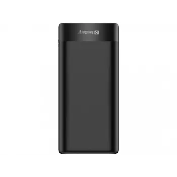 Sandberg Powerbank 20000 PD65W+2xQC3.0, 20000 mAh, lithium-ion (Li-Ion), Quick Charge 3.0, 65 W, zwart