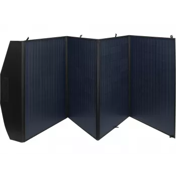 Sandberg zonne-oplader 200W QC3.0+PD+DC, 200 W, monokristallijn silicium, zwart, USB Type-A, USB Type-C, 22 %, 540 mm