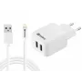 Sandberg AC-oplader EU Lightning 2.4A, binnen, AC, 5 V, wit