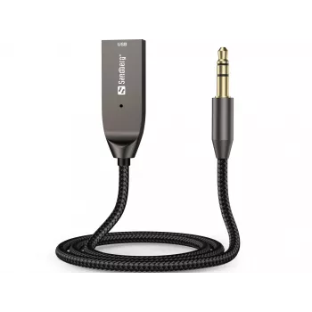 Sandberg Wireless Audio Link USB, USB, A2DP, AVRCP, HFP, 10 m, zwart, dock, 5 V