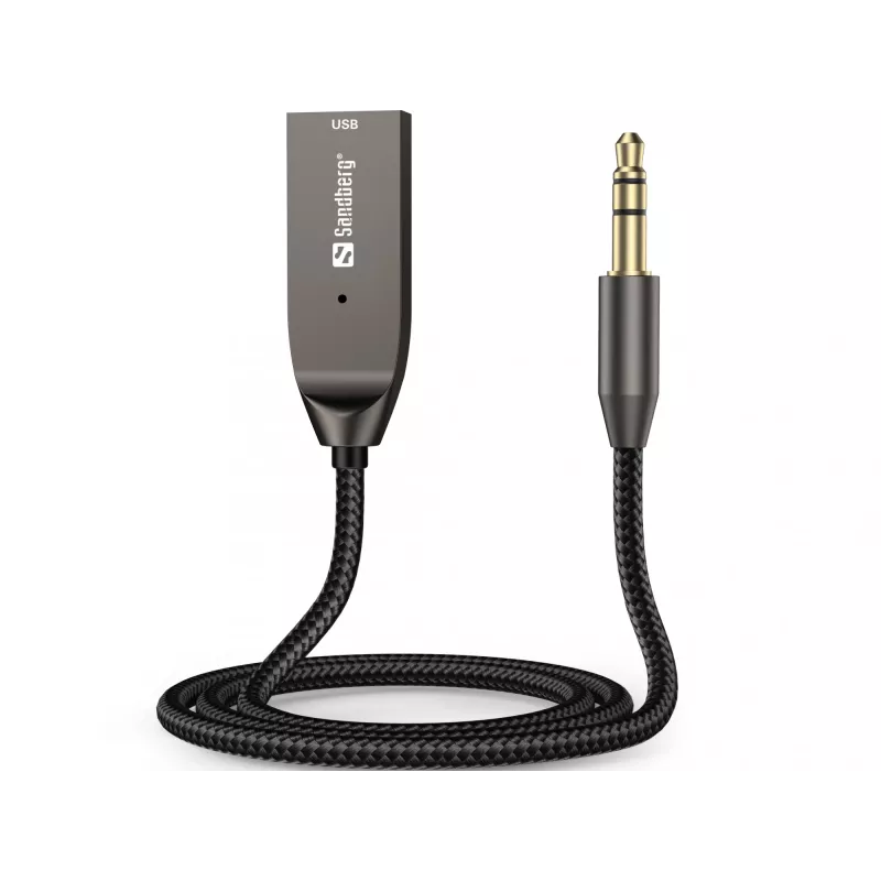 Sandberg Wireless Audio Link USB, USB, A2DP, AVRCP, HFP, 10 m, zwart, dock, 5 V