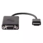 DELL HDMI naar VGA-adapter, 0,17 m, HDMI, VGA (D-Sub), stekker, bus, recht