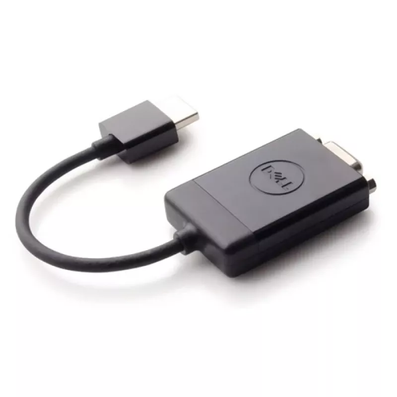 DELL HDMI naar VGA-adapter, 0,17 m, HDMI, VGA (D-Sub), stekker, bus, recht