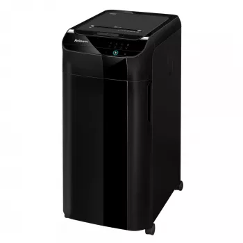 Fellowes papiervernietiger 550 vel automatische invoer kruissnit AutoMax 550C met 83-liter opvangbak hoge veiligheid P4