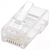Intellinet RJ45 modulaire stekker, Cat6, UTP, 2-tandig, voor soepele aders, 15 µ vergulde contacten, 100-pack