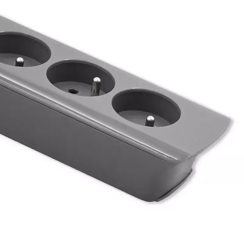 Power Extension Qoltec 50275 1.8m 5 AC stopcontacten indoor grijs