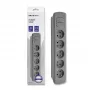 Power Extension Qoltec 50275 1.8m 5 AC stopcontacten indoor grijs