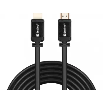 Sandberg HDMI 2.0-kabel 19M-19M, 10 m, HDMI type A (standaard), HDMI type A (standaard), zwart