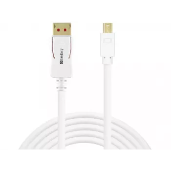 Sandberg DP-MiniDP 1.4 8K60Hz 2m, 2 m, DisplayPort, Mini DisplayPort, stekker, stekker, 7680 x 4320 pixel