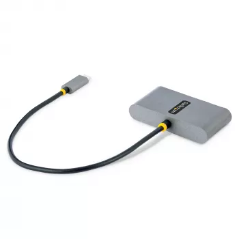 StarTech.com 4-poorts USB-C-hub met 100W Power Delivery Pass-Through – 2x USB-A + 2x USB-C – USB 3.0 5Gbps – 1ft (30cm) lange kabel – draagbare USB Type-C naar USB-A/C-hub