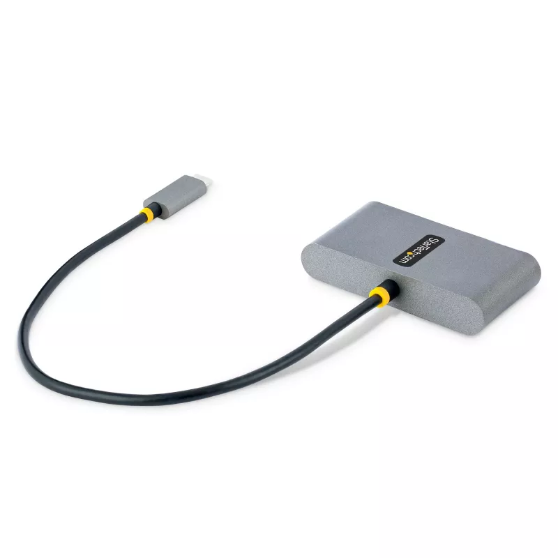 StarTech.com 4-poorts USB-C-hub met 100W Power Delivery Pass-Through – 2x USB-A + 2x USB-C – USB 3.0 5Gbps – 1ft (30cm) lange kabel – draagbare USB Type-C naar USB-A/C-hub