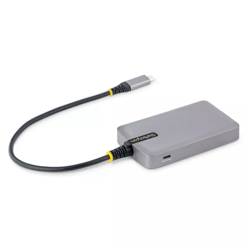 StarTech.com 4-poorts USB-C-hub - 5Gbit/s - busgevoed - USB-C naar 4x USB-A-hub met optionele hulpstroomingang - draagbare desktop/laptop USB-hub - 30 cm kabel - USB-uitbreidingshub