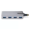 StarTech.com 4-poorts USB-C-hub - 5Gbit/s - busgevoed - USB-C naar 4x USB-A-hub met optionele hulpstroomingang - draagbare desktop/laptop USB-hub - 30 cm kabel - USB-uitbreidingshub