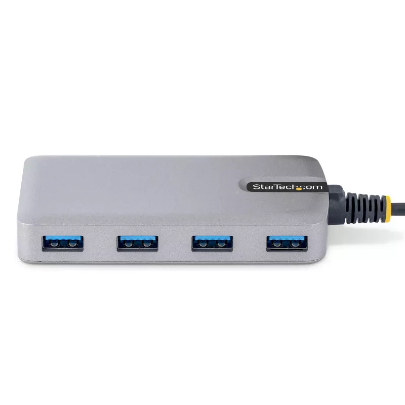 StarTech.com 4-poorts USB-C-hub - 5Gbit/s - busgevoed - USB-C naar 4x USB-A-hub met optionele hulpstroomingang - draagbare desktop/laptop USB-hub - 30 cm kabel - USB-uitbreidingshub