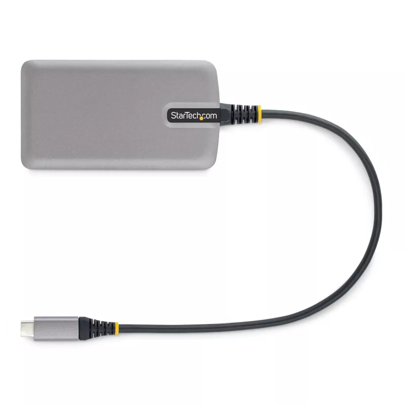 StarTech.com 4-poorts USB-C-hub - 5Gbit/s - busgevoed - USB-C naar 4x USB-A-hub met optionele hulpstroomingang - draagbare desktop/laptop USB-hub - 30 cm kabel - USB-uitbreidingshub