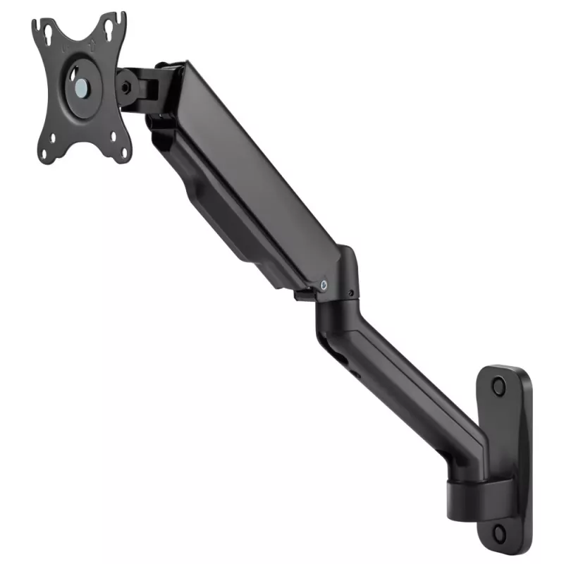Techly ICA-LCD G112E draaibare wandbeugel met gasveer, voor 1 scherm van 17-32 inch (43-81,3 cm), 9 kg