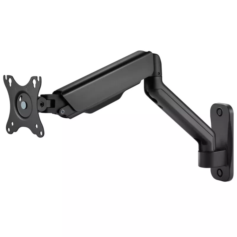 Techly ICA-LCD G112E draaibare wandbeugel met gasveer, voor 1 scherm van 17-32 inch (43-81,3 cm), 9 kg