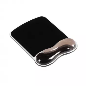 Kensington Duo Gel muismat Light Smoke/Dark Smoke, grijs, monochromatisch, gel, polssteun