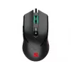 Sandberg Azazinator muis 6400, rechtshandig, USB Type-A, 6400 DPI, zwart