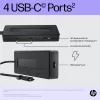 HP 4K USB-C multiport hub, USB Type-C, USB 3.2 Gen 2 (3.1 Gen 2) Type-C, 10000 Mbit/s, zwart, 4K Ultra HD, China