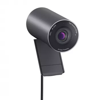 DELL Pro 2K webcam – WB5023, 2560 x 1440 pixels, Full HD, 60 fps, 1280x720@24fps, 1280x720@30fps, 1280x720@60fps, 1920x1080@24fps, 1920x1080@30fps, 1920x1080@60fps,..., 4x, automatisch