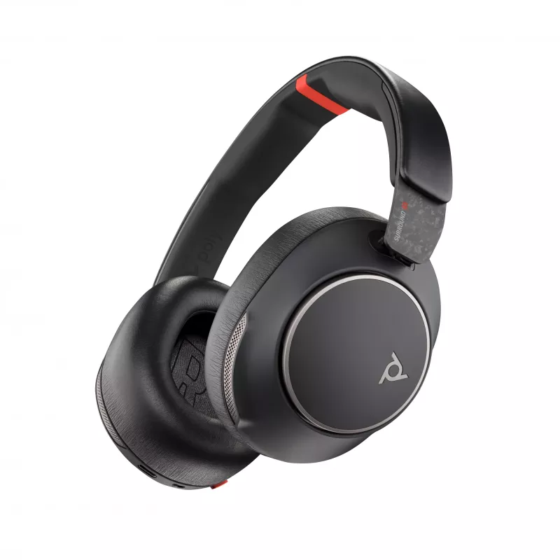 HP Poly Voyager Surround 85 UC USB-C headset +USB-C/A-adapter +laadstation