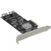 StarTech.com 8-poorts SATA PCIe-kaart – PCI Express 6 Gbit/s SATA-uitbreidingskaart met 4 hostcontrollers – SATA PCIe-controllerkaart – PCI-e x4 Gen 2 naar SATA III – SATA HDD/SSD