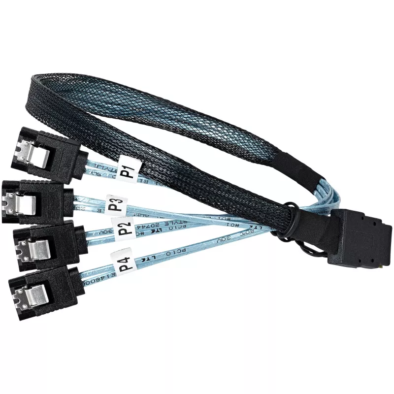 StarTech.com 8-poorts SATA PCIe-kaart – PCI Express 6 Gbit/s SATA-uitbreidingskaart met 4 hostcontrollers – SATA PCIe-controllerkaart – PCI-e x4 Gen 2 naar SATA III – SATA HDD/SSD