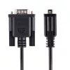 StarTech.com 3m RS232 seriële nullmodemkabel, crossover seriële kabel met Al-Mylar-afscherming, DB9 seriële COM-poort kabel female naar male, compatibel met DTE-apparaten, zwart, F/M