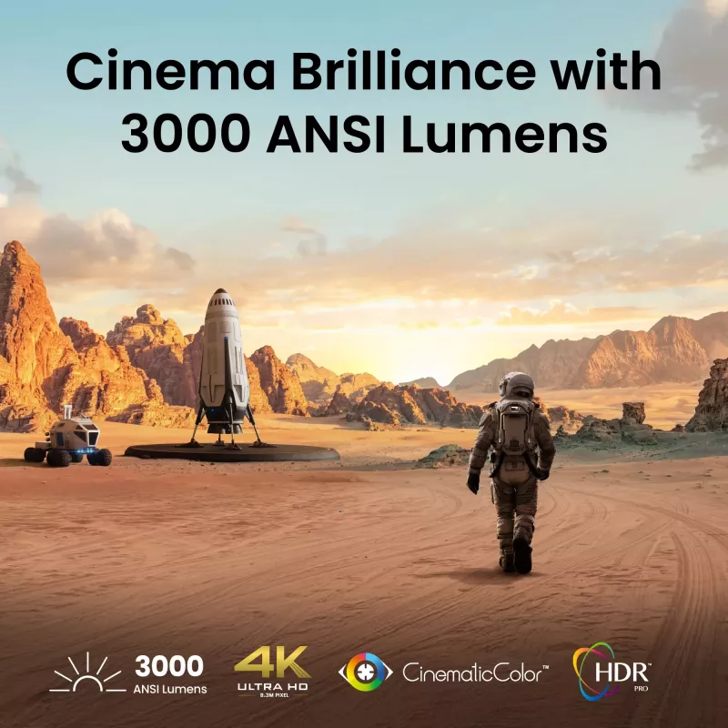 BenQ TK705i｜4K HDR 3000lm home cinema-projector voor films en gaming