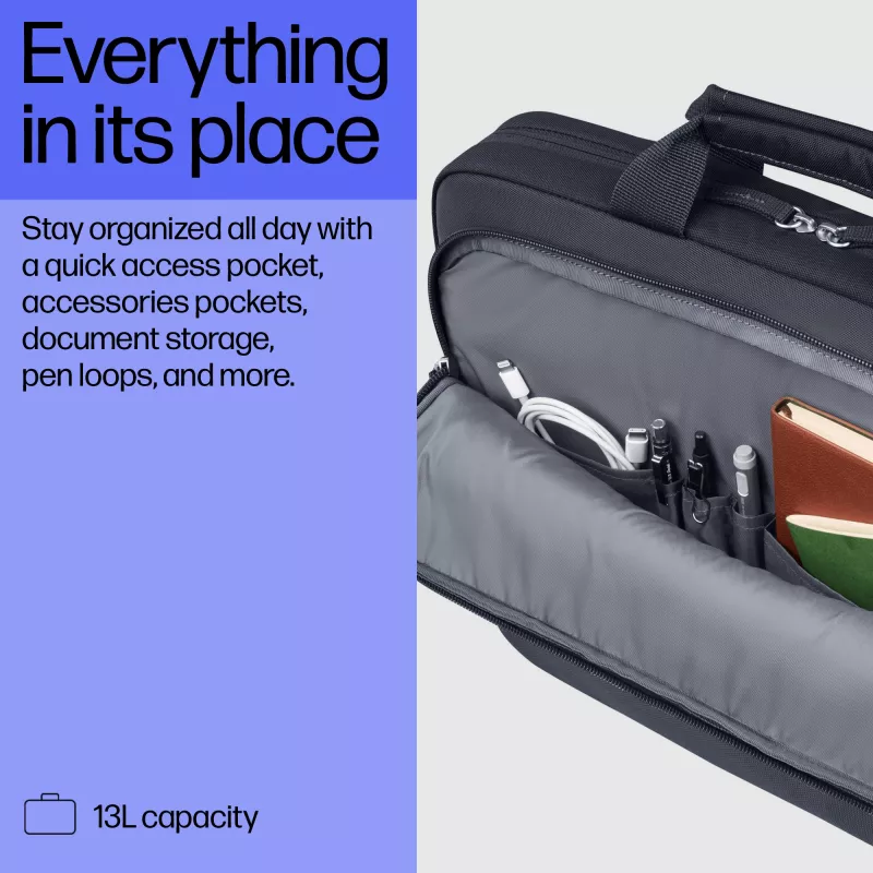 HP Everyday 14 inch laptoptas, aktetas, 35,8 cm (14,1 inch), schouderband, 440 g