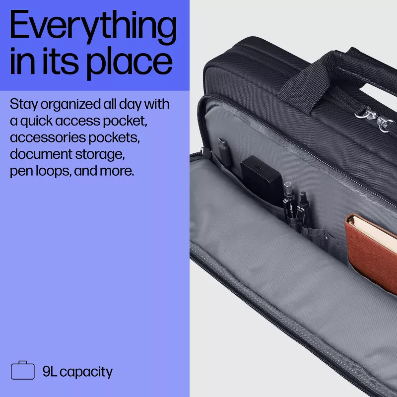 HP Everyday 14 inch laptoptas, aktetas, 35,8 cm (14,1 inch), schouderband, 440 g