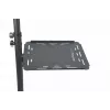 StarTech.com Mobiele projector- en laptopstandaard/wagen – robuuste draagbare projectorstandaard (2 plateaus, elk 10 kg belastbaar) – in hoogte verstelbare rolwagen voor presentaties met vergrendelbare wielen