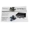 StarTech.com ADJSHELF 1U geventileerde serverrackplank met instelbare diepte, 19 inch, 80 kg (175 lb), inbouwdiepte 480–960 mm (19,5–38 inch), 70 cm (27,5 inch) diep, zwart